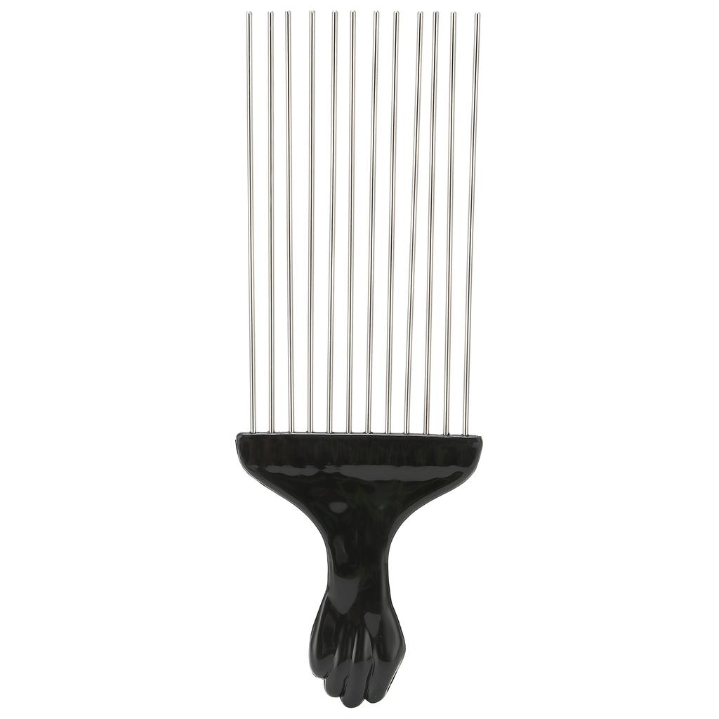 Professioneller Metall-Haarpick Entwirren Salon Friseursalon Pick Kamm Haarstyling-Werkzeug