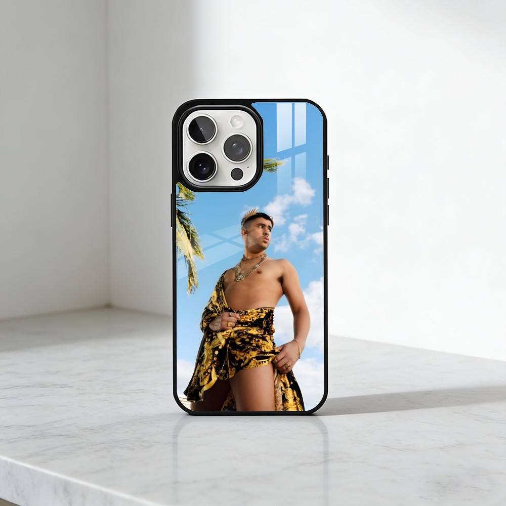 

Singer Bad Bunny Benito Phone Case For iPhone17,16,15,14,13 Plus,Pro Max Magnetic For Magsafe Wireless Charging iPhone15PRO