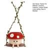 Hanging Planter Pot Indoor Outdoor Decorative Swing Flowerpot Cute Cartoon Mushroom Shaped Vase Ornament