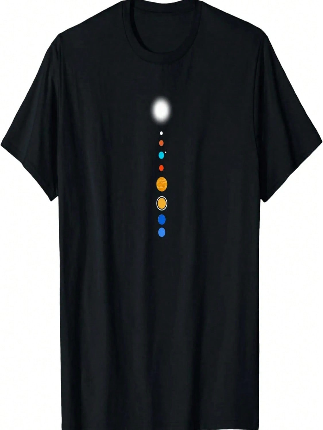 Minimalist Solar System T-Shirt T-Shirt S разноцветный