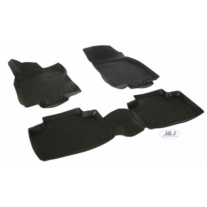 Tapis De Sol En Caoutchouc - J&amp;J AUTOMOTIVE - Nissan X-Trail T32 - Sur Mesure - Antidérapant - TPE Non Toxique