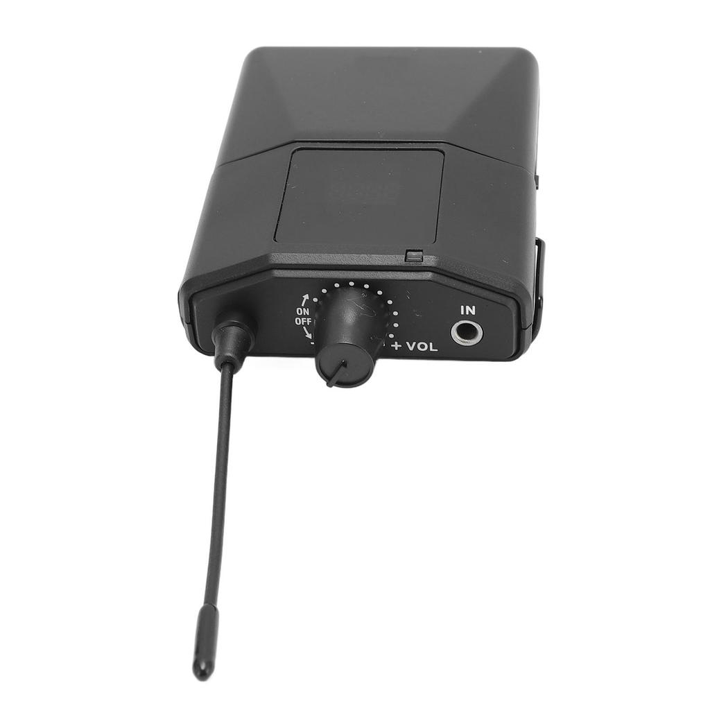 Fones de Ouvido Sem Fio Monitoramento Transmissor Receptor UHF Ajustável 600 700MHz Saída Estéreo 3.5mm Estéreo Sem Fio