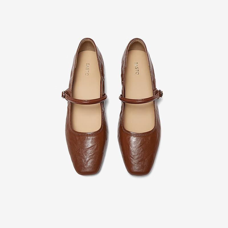 Bestu Women's Lambskin Mary Jane Shoes
