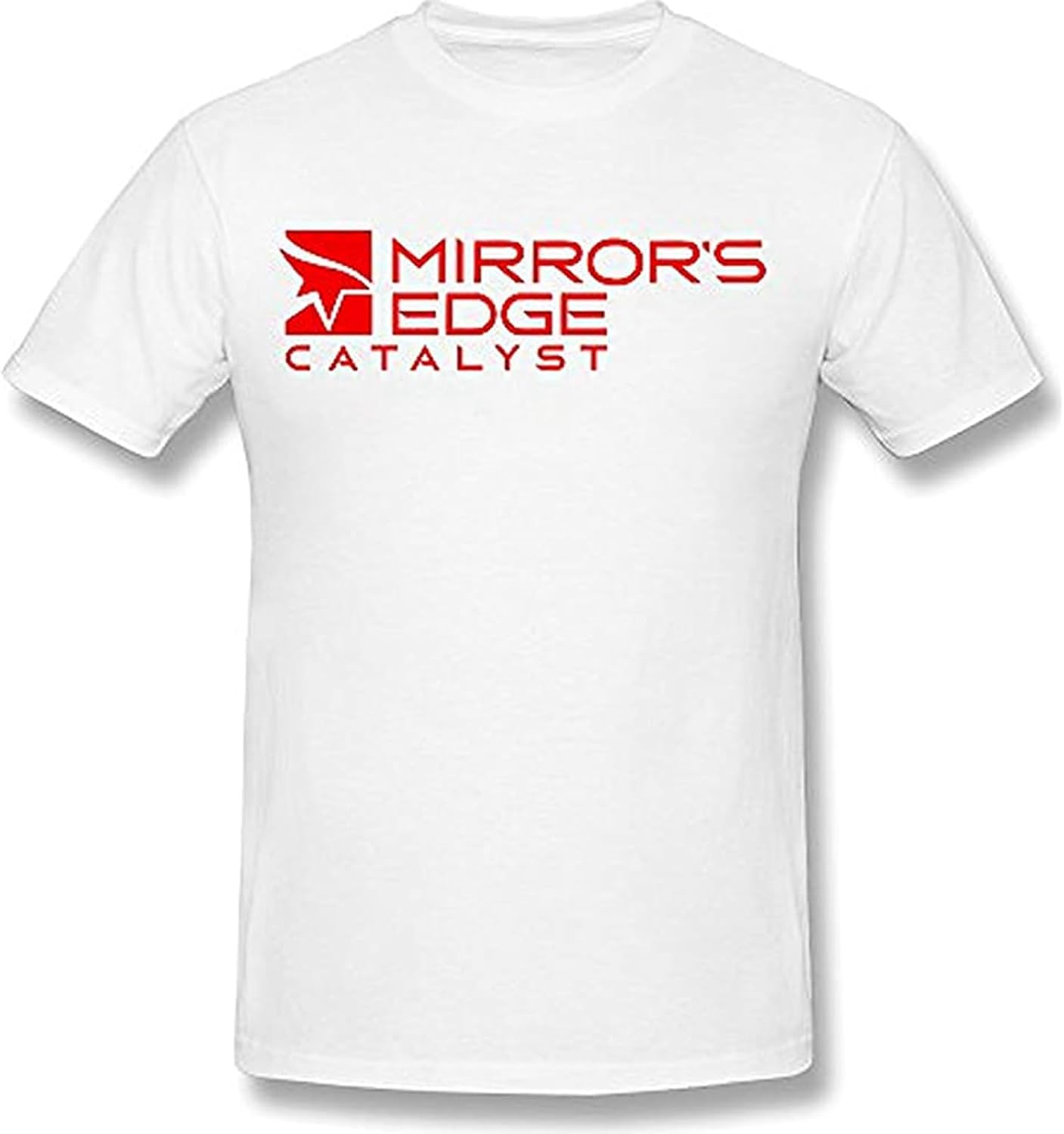 Men s Mirror Edge Catalyst Logo T Shirt White 3XL белый