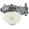 Chainsaw Oil Pump With Worm Replacement Drive Gear Fits For Chain Saw 5200 4500 5800 52cc 45cc 58cc Gasoline Chainsaw Spare Part