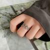 925 Silver Ring Small Leaf Plant Rings For Women Engagement Wedding Luxury Jewelry Cheap Things With