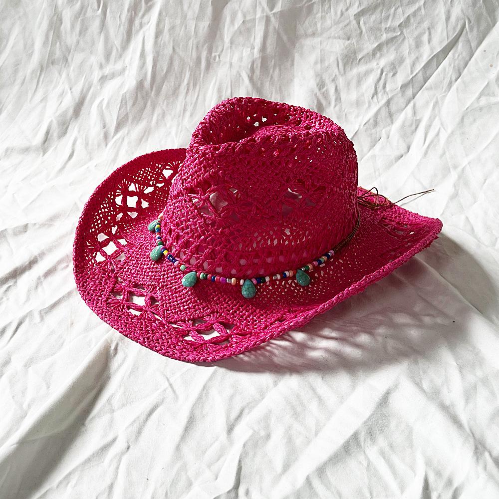 Khaki Cowboy Straw Hat 2026 Western Cowboy Sun Hat Spring Knight Hat Unisex Jazz Hat Summer Wide Brimmed Hat Sombrero Hombre