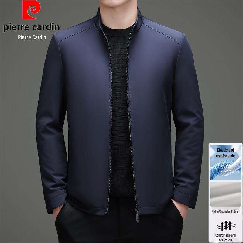 Pierre Cardin Men's Stand-Collar Business Casual Padded Jacket
