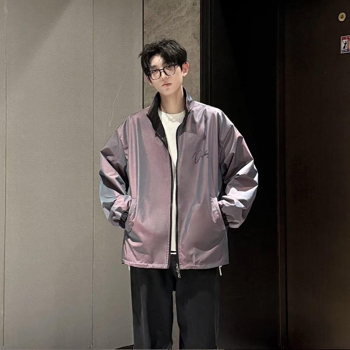 Harajuku Versatile Double-Sided Jacket: Trendy Japanese-Inspired Fashion Outerwear M