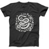 Floral Snake T-Shirt, Sweatshirt, Hoodie for Men Women Kids Made In Canada Black