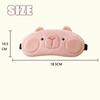 Cute Plush Sleeping Eye Covers Cartoon Night Eyeshade Shading Sleeping Mask  Eye Care Tools