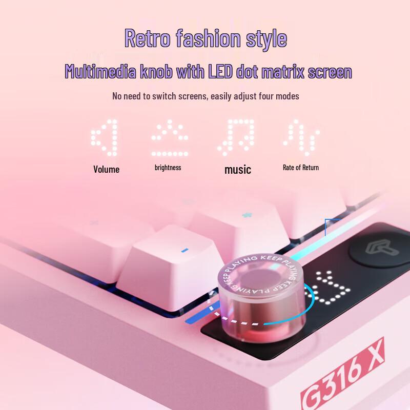 Logitech G316 X 98-Key Hot-Swappable RGB Mechanical Keyboard