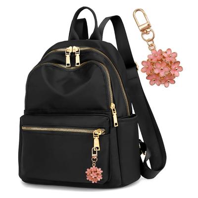Fortulux Women's Backpack, A4 Size, Lightweight, Large Capacity, Waterproof, Perfect for Commuting and Travel, Black
