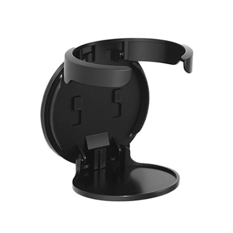 

1pc Plastic Folding Cup Holder Adjustable Arm Design Detachable & Easy To Clean Organization cup Storage Holders чорний