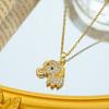 Little Elephant Necklace for Girls Niche Design Sense Elephant Pendant Collarbone Chain