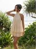 Chiffon Halter Autumn 2025 Sexy Beach Dress for Women