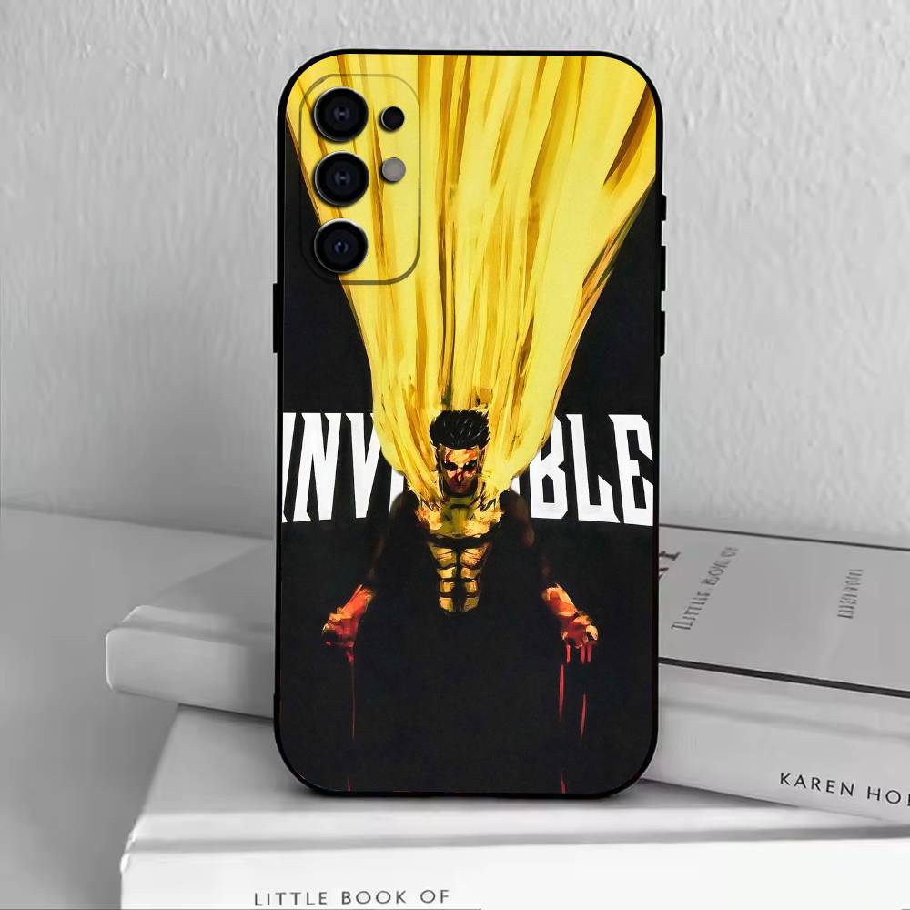 

Funny I-Invincible Phone Case For Samsung S25,S24,S21,S22,S23,S30,Ultra,S20,Plus,Fe,Lite,Note,10,Black Cover Samsung S23plus5G