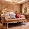 Square Jacquard Throw Pillow Cases with Vintage Embroidery for Home,Living Room, Bedroom and Car Decoration, Elegant Single Sided