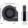 DC 5V 7515 Dual Ball Centrifuge Radial Cooler 7cm 70mm USB Computer Cooling Fan 75x15mm Brushless Turbo Blower