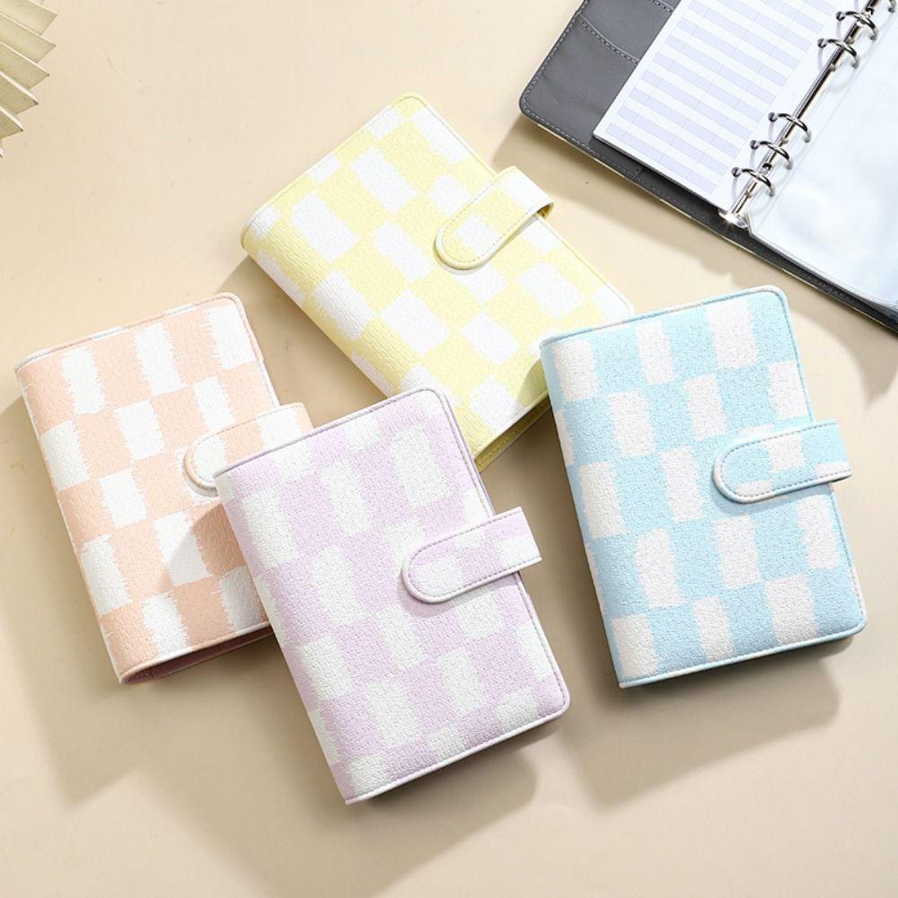 PU Leather Money Saving Binder Waterproof Loose-Leaf Money Saving Challenge Book Save Money Cash Budget