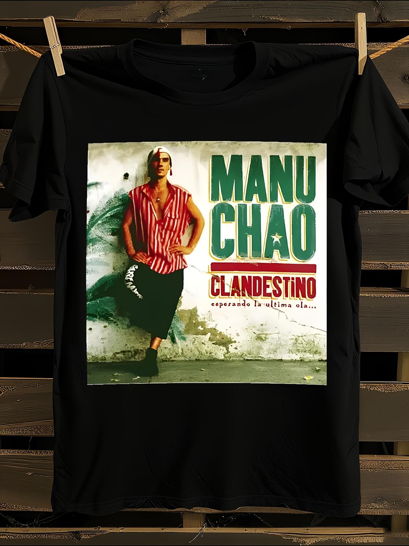 Manu Chao Inspired Graphic T-shirt L