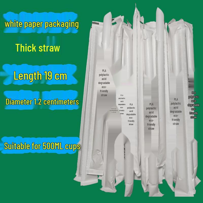Biodegradable PLA Disposable Bubble Tea Straws