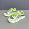 Autumn embroidery Forrest Gump shoes contrasting color design trendy sports casual shoes lightweight trendy shoes v