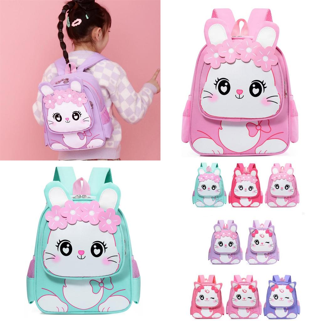 Trendy Lightweight Oxford Cloth Toddler Backpack For Preschool Kids 3-6 Years