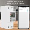 tongou Tuya WiFi Intelligent Energy Meter with Metering Voltage Power Electricity Monitoring Leakage Protector 63A AC85