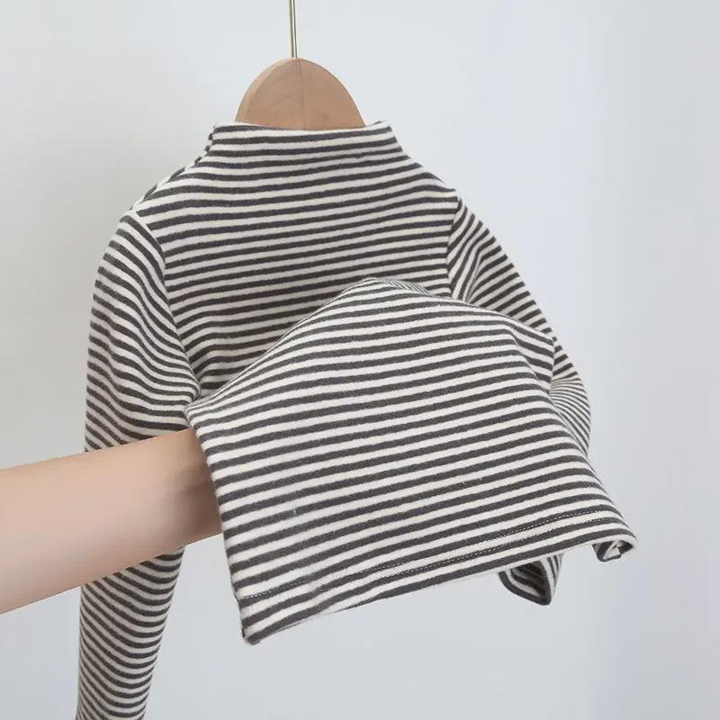 2023 Trendy Long-Sleeve T-Shirt for Kids: Boys' & Girls' Fashionable Innerwear