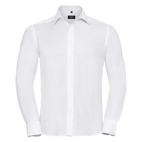 Russell Collection Mens Ultimate Tailored Long-Sleeved Shirt
