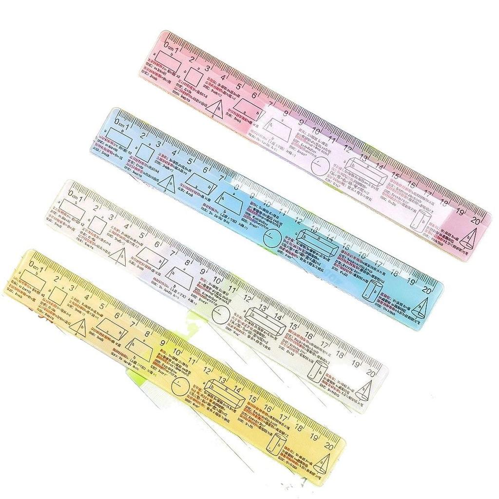 Creative Math Formulas Ruler - Perfect for Junior High Students, Unique Gift for Friends, High-Quality Educational Stationery.