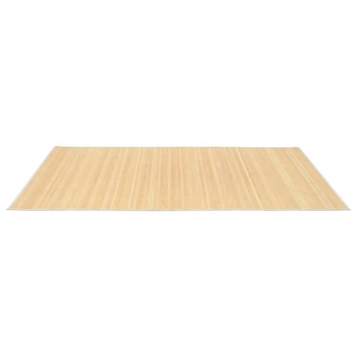 VidaXL Tapis en bambou 100 x 160 cm Naturel