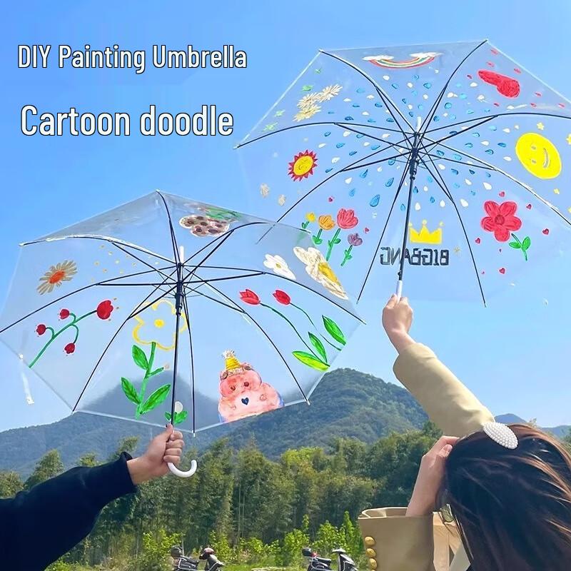 

Kids DIY Painting Transparent Umbrella Set