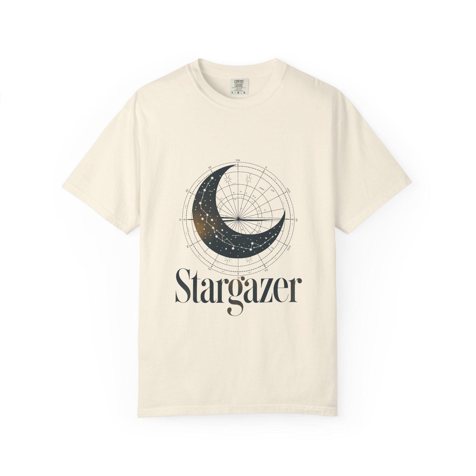 Stargazer Astrology Celestial Vintage Tee | Astrology Gift | Comfort Colors 1717 3XL