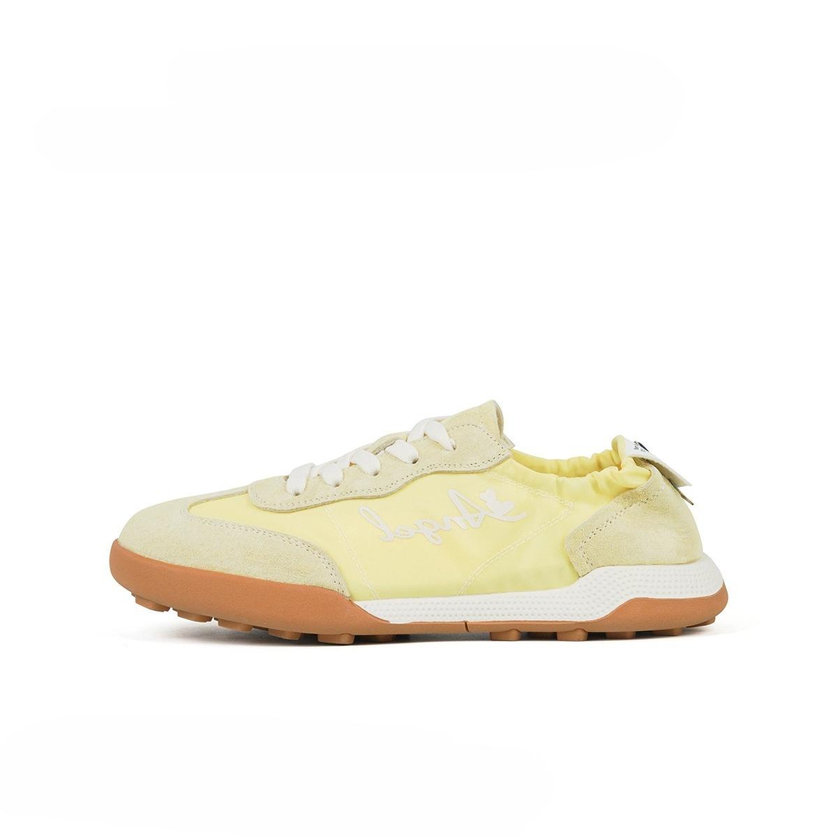 

[Uncle Shoes] Ballet Dexun Shoes Soft-soled Breathable Forrest Gump Shoes Women s 2025 New Summer Lightweight Sports Little White Shoes 35 жовтий