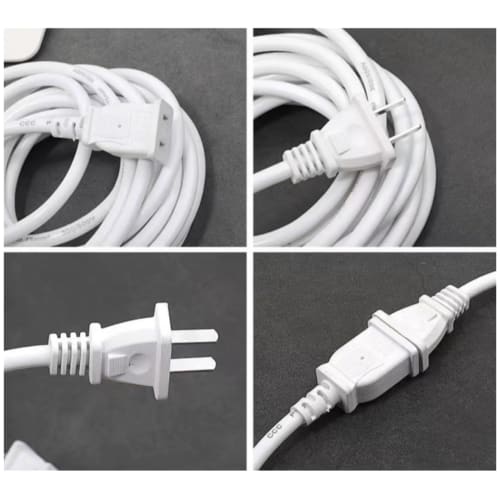 Power Extension Cord Extension Cord Outdoor Power Extension Cord 2000W Length 2m/3m/5m/10m/15m Suitable for indoor and outdoor work 2-core PVC materia