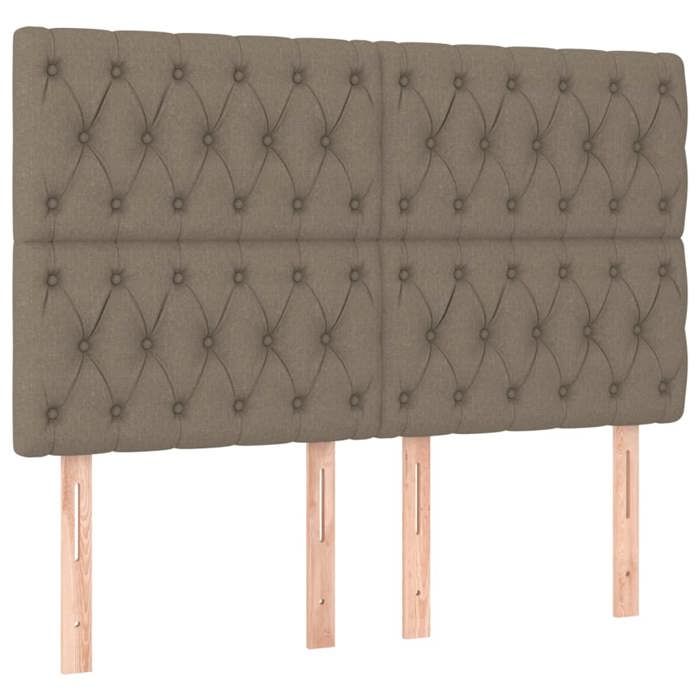 Headboard - Maison Exclusive - Taupe - 144 X 7 X 118/128 Cm - Adjustable Height