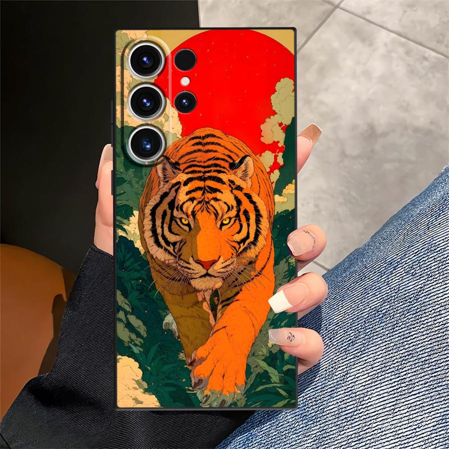 Cool Tiger Leopard Funda Phone Cover Case for Samsung Galaxy S26 S10 S9 Note 20 Ultra 8 9 10 S23 S20 S24 Plus S21 FE S25 Ultra