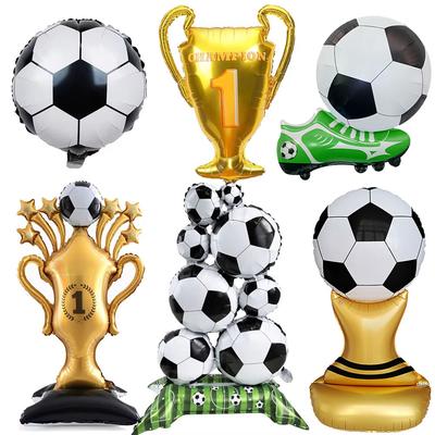 Standing Soccer Foil Balloon Kids Football Theme Birthday Party Baby Shower Decor Football Club Decor Supplies Boys Gifts