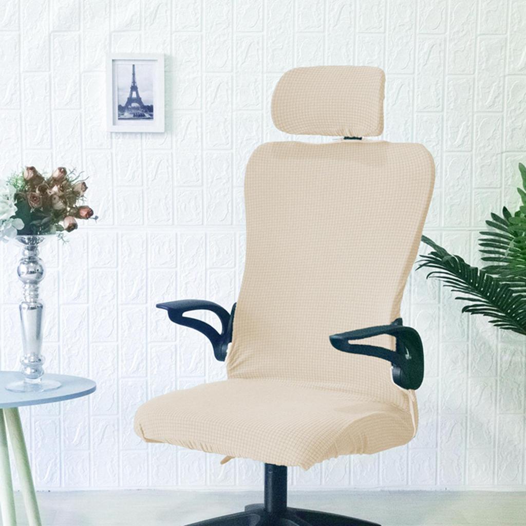 Office Chair Seat Covers with Headrest Cover, Waterproof Desk Chair Cover,