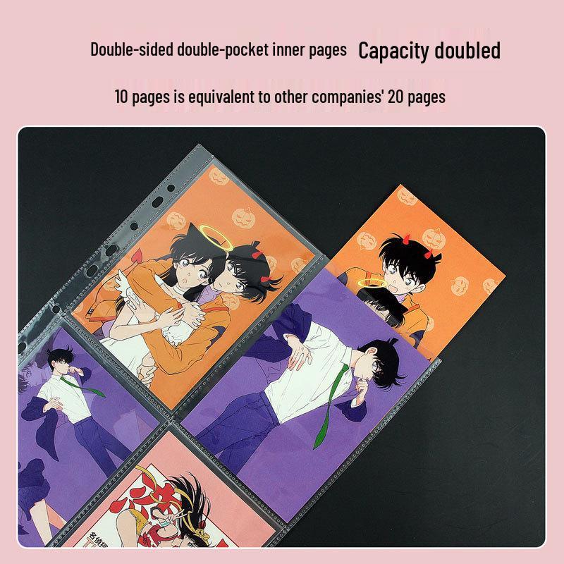 A4 Postcard and Polaroid Album with Four- and Nine-Pocket Pages