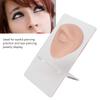 Soft Silicone Single Eye Model Flexible Elastic Simulation Reusable Jewelry Display Body Piercing Model with Acrylic Holder