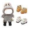 AXLUCE Lovebu Plush Toy with Shoes, Clothes, and Boots, 17cm (Camel)