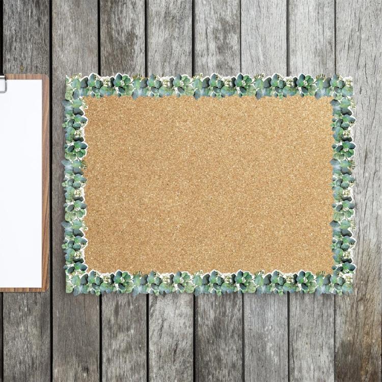 49ft Border Trim for Bulletin Board, Notice Board, Classroom Chalkboard Decoration, Plant Leaf Bulletin Board Border