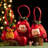 New Christmas Apple Handbag Christmas Eve Packaging Gift Box Children's Snack Candy Bag Cute Handheld Decoration Gifts