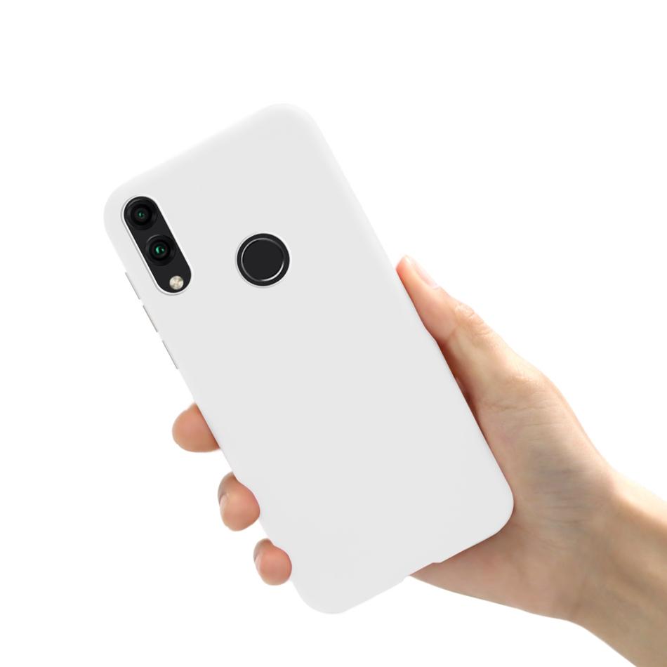 Bonbonfarbe Hülle für Huawei Honor 8C Handyhülle Honor 8C Abdeckung 6.26 Weiches Silikon TPU Rückseitenabdeckungen für Huawei Honor 8C BKK-L21