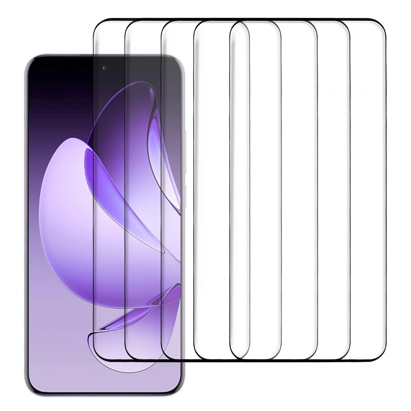 

5Pcs For Oppo Reno13 Pro 5G Screen Protector 3D Curved Tempered Glass Film Side Glue Type A