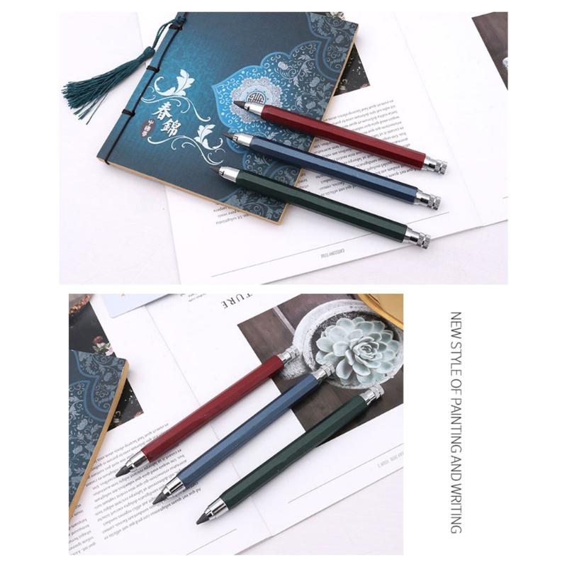 Druckbleistift Zimmermannsstift, Zeichnen, Skizzieren, 5,6 mm Durchmesser Minen
