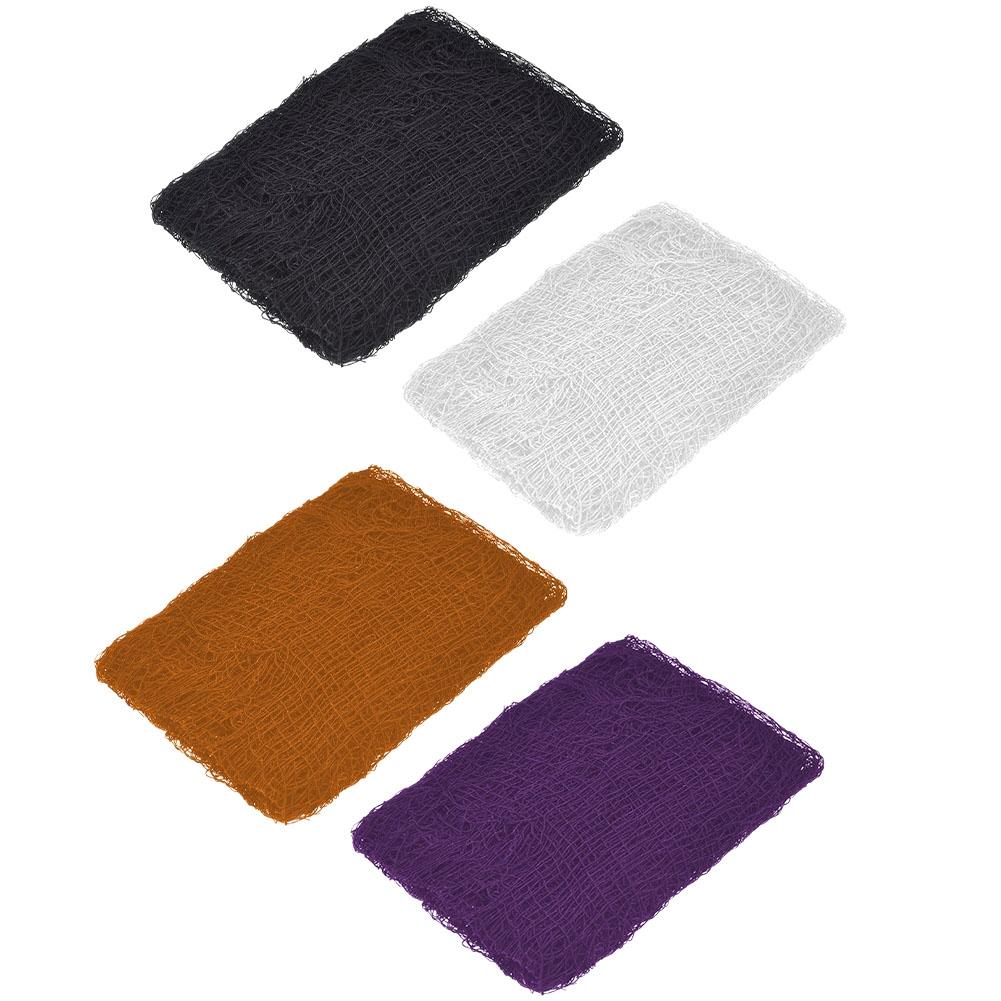 Halloween Gauze Black Roving Halloween  Cotton Large Mesh Decoration